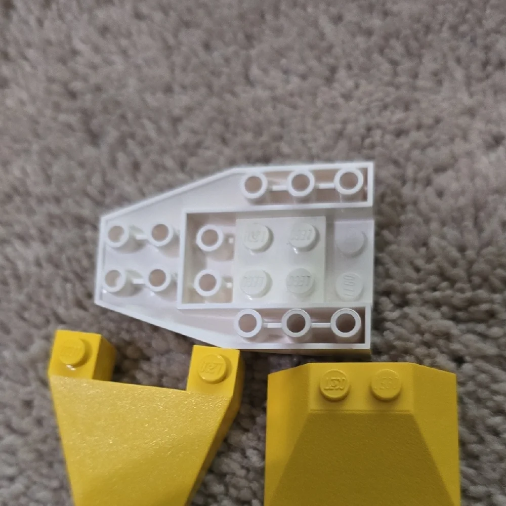 LEGO Hood Set in Yellow, White, Red, and Black